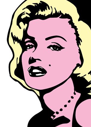 303x425 Marilyn Monroe Pop Art Canvas Art Painting 3624 P.jpg