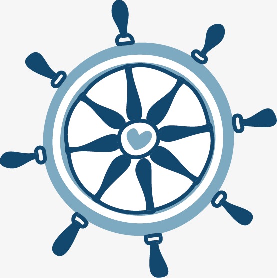 554x556 Rudder, Blue, Marine Elements Png Image And Clipart For Free Download