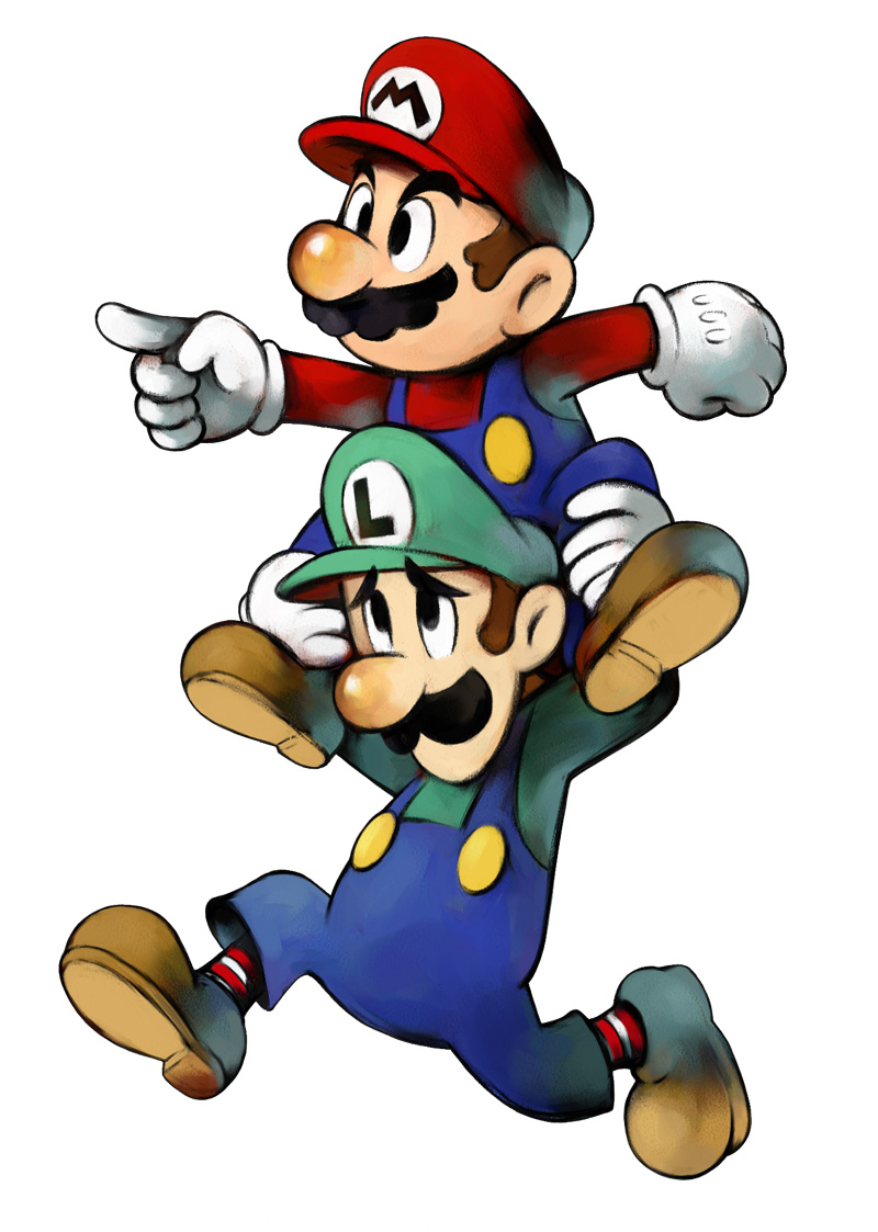 800x1123 Mario And Luigi Clipart