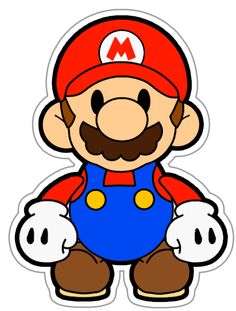 236x311 Mario Bros Clipart, Digital Clip Art Printable, Super Mario