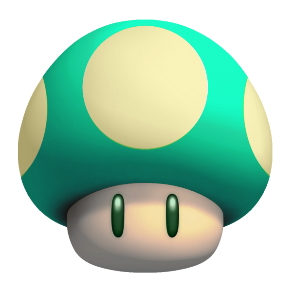 600x600 Mario Mushroom Clipart Nice Clip Art