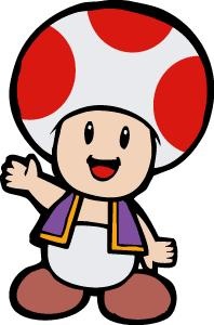 198x300 Toad Mario Clipart