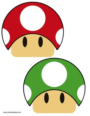 300x388 Mushrooms From Video Game Mario Super Marion Bros Inspired