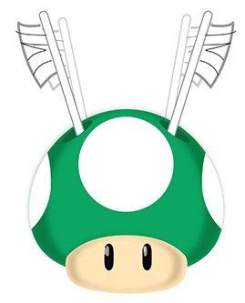 269x333 Super Mario Simply The Best Green Mushroom