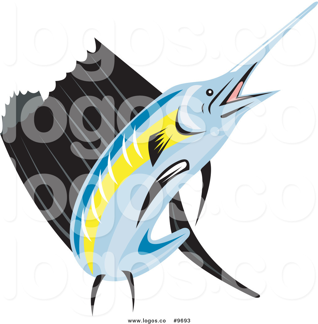 1024x1044 Royalty Free Clip Art Vector Retro Sailfish Logo By Patrimonio