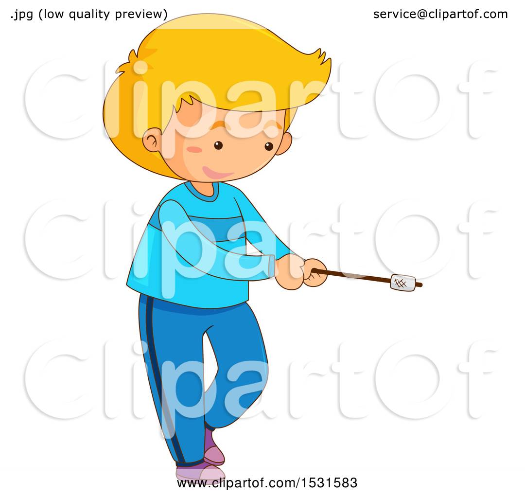 1080x1024 Clipart Of A Boy Roasting A Marshmallow
