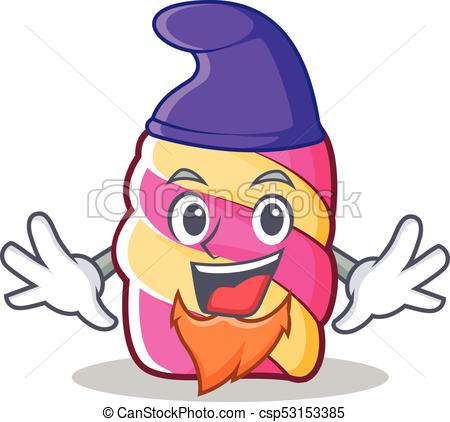 450x422 Elf Marshmallow Character Cartoon Style Vector Illustartion Vector