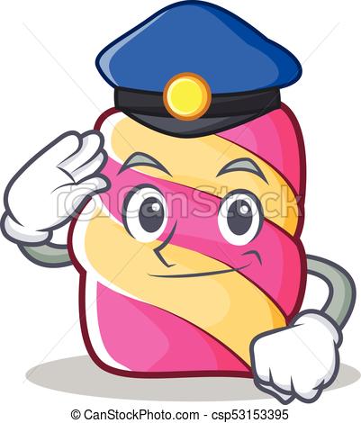 401x470 Police Marshmallow Character Cartoon Style Vector Eps Vectors