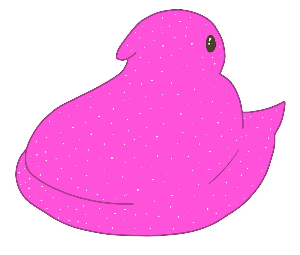 1000x849 Pink Easter Peeps By Savhannahsummer Redbubble