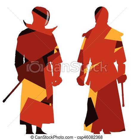 450x470 Active Japanese Kendo Sword Martial Arts Fighters Sport Clip