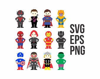 340x270 Marvel Clipart Etsy