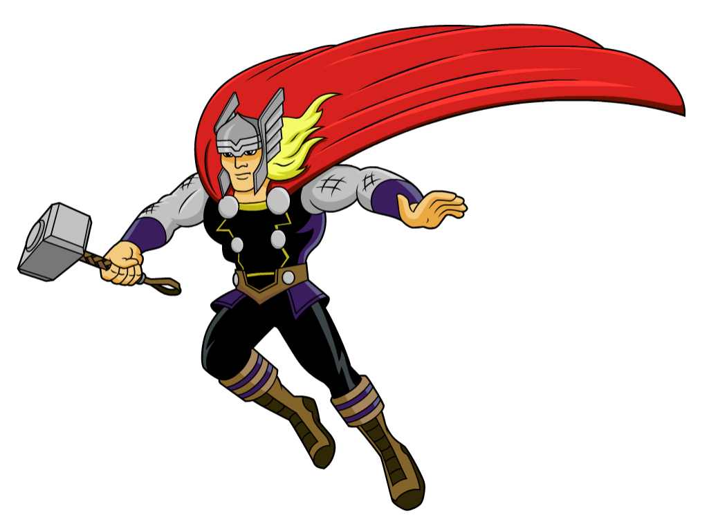 1038x745 Thor Clipart Marvel Pencil And In Color Thor Png