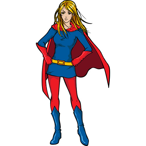500x500 Image Of Marvel Superhero Clipart