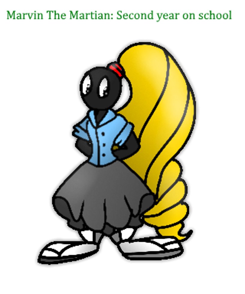 816x979 Marvin The Martian Second Year School By Nastyalapka