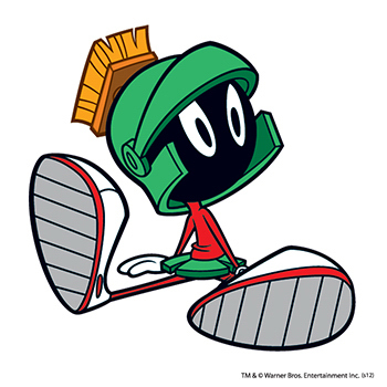 350x350 Marvin The Martian Looney Tunes Temporary Tattoo