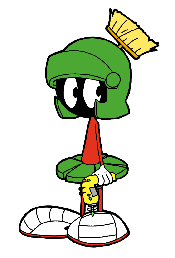 736x1084 Marvin The Martian By Nekopikmin Alienspace Printables