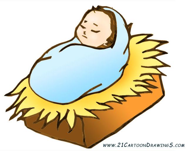 640x512 Just Born Baby Jesus Cliparts And Coloring Pages For Children