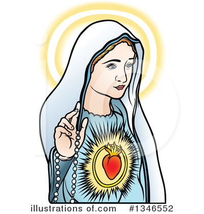 400x420 Virgin Mary Clipart