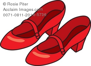 300x218 Women's Red Shoes Royalty Free (Rf) Clip Art Picture