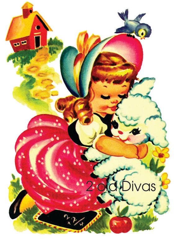 570x775 50 Best Vintage Mary Had A Little Lamb Party Images