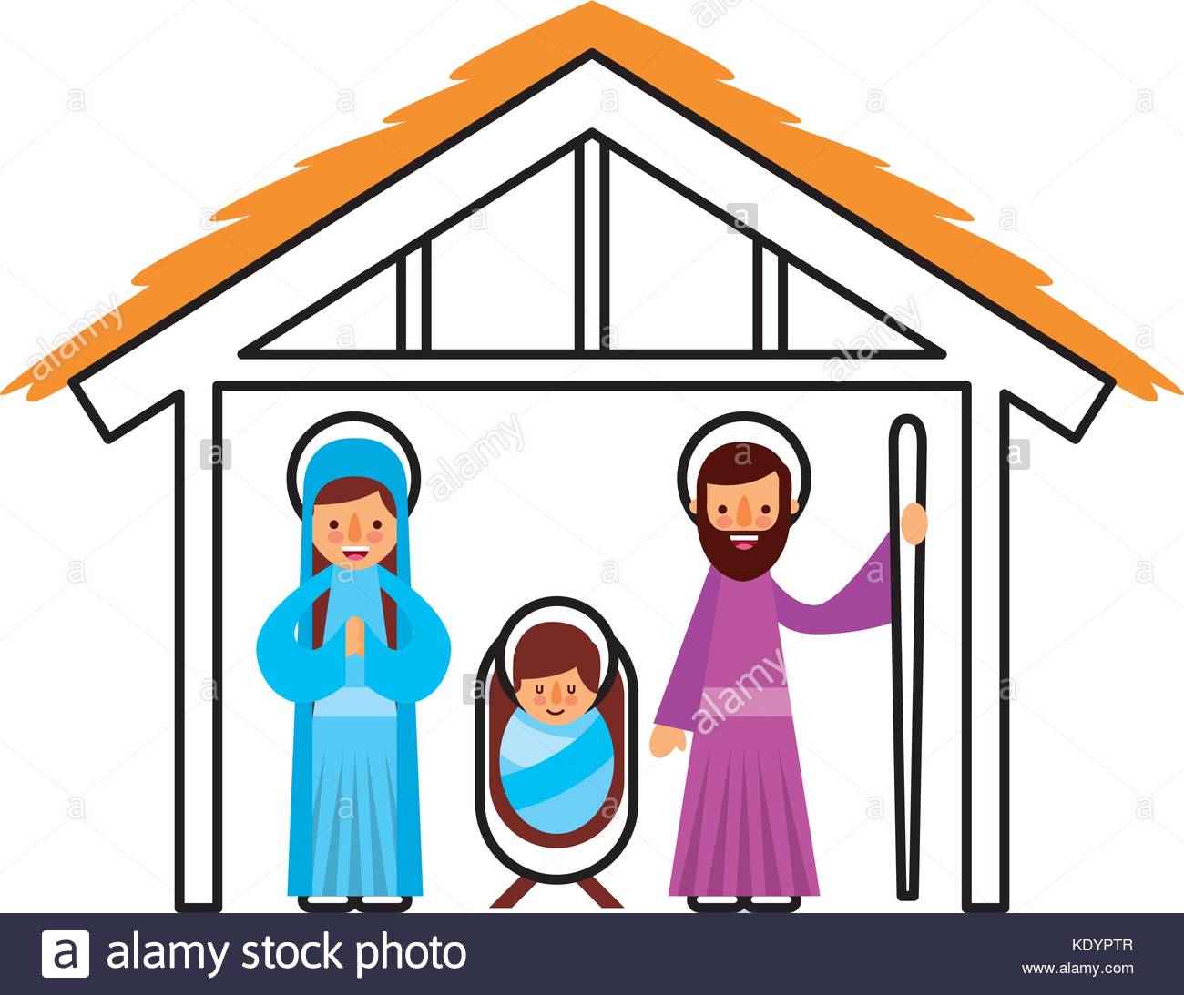 1300x1093 Biblical Scene Birth Jesus Bethlehem Christmas Stock Photos