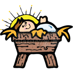 300x300 Free Clipart Of Baby Jesus Clip Art