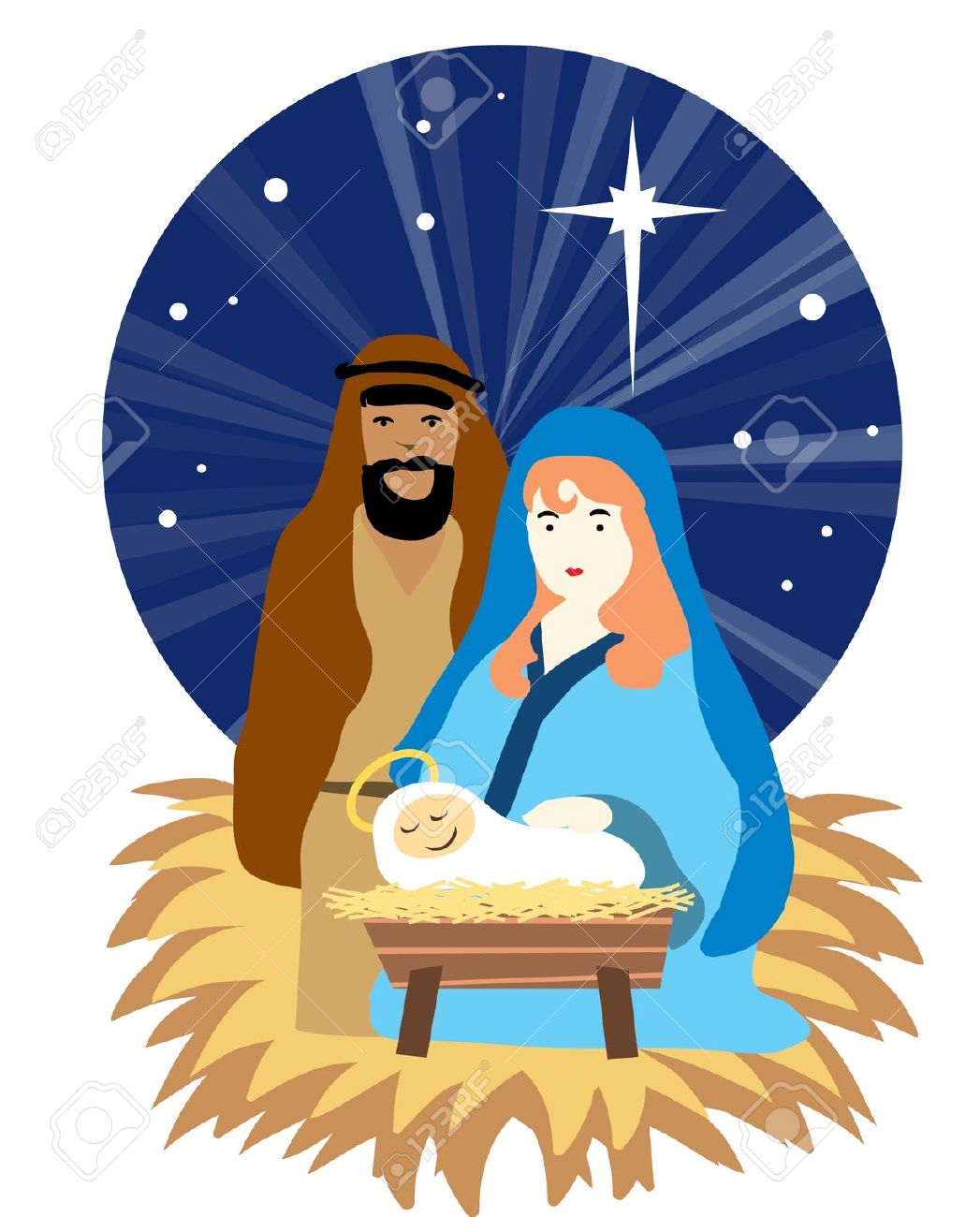 1047x1300 Christmas Scenes Jesus Clipart