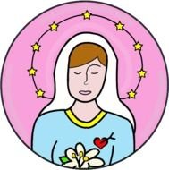 189x190 Clip Art Of Mary Washing Jesus Feet The Wallpapers Collection Free