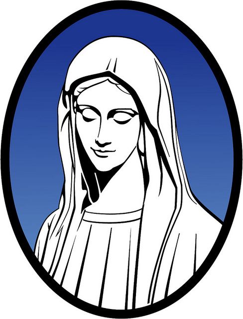 488x640 Mary Mother Of Jesus Vector Illustration. Religious Free Vectors