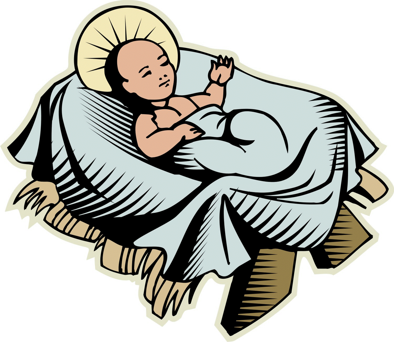 1499x1302 Bright Baby Jesus Clipart