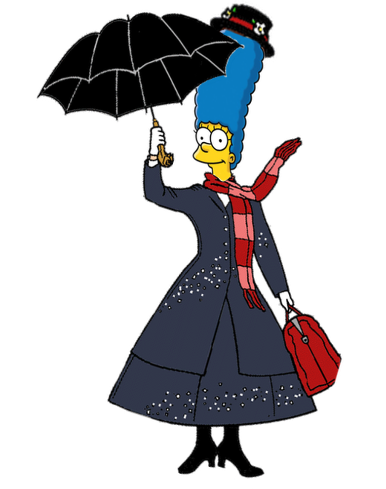 782x990 Marge Simpson As Mary Poppins By Darthranner83