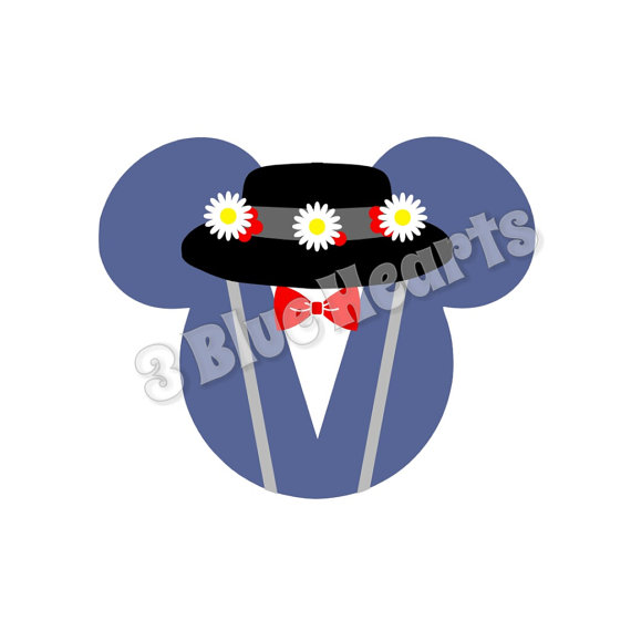 570x570 Mary Poppins Mickey Head Svg Dxf Pdf Studio, Disney Svg Dxf Pdf