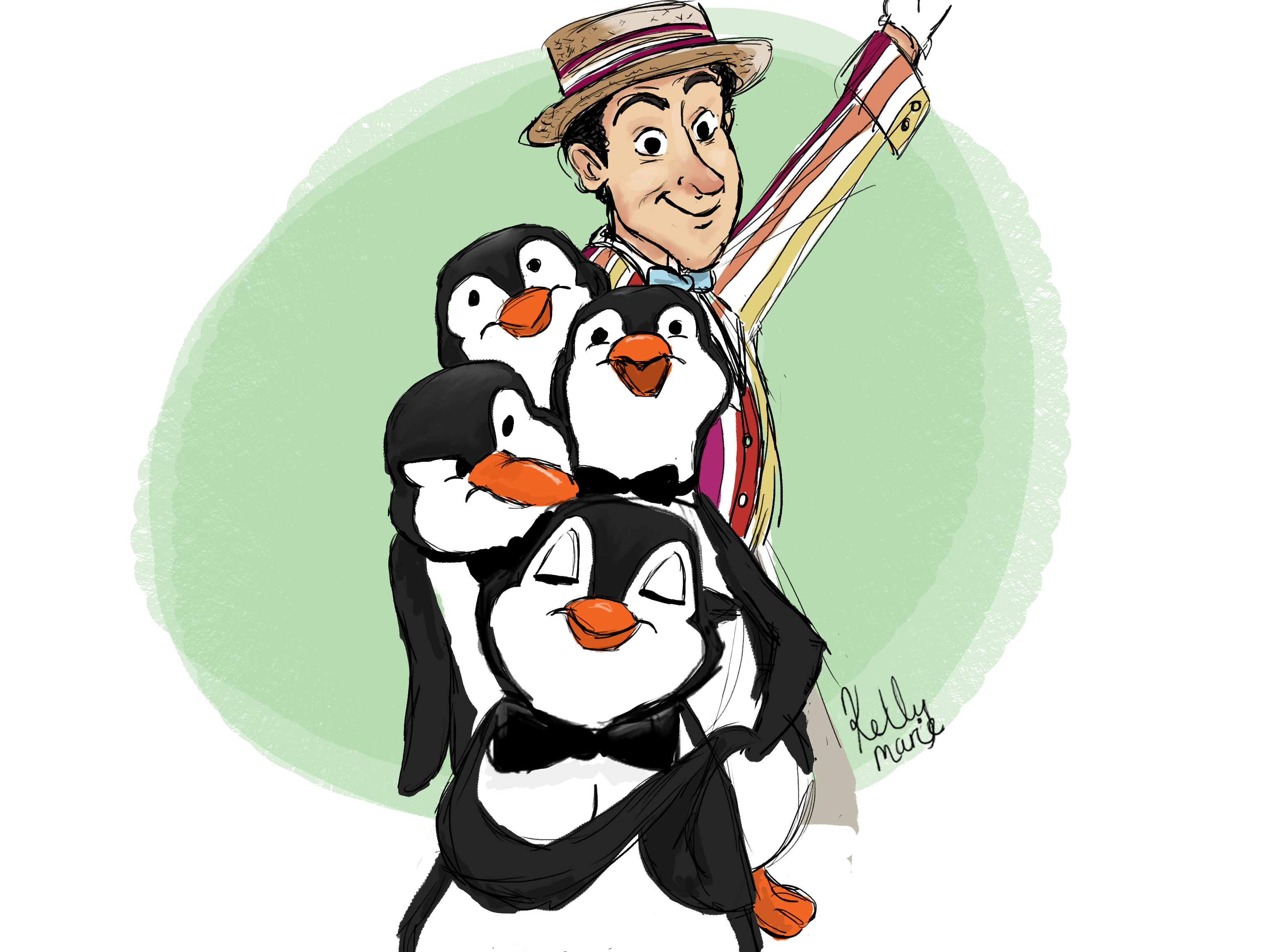 3072x2304 Mary Poppins And Bert Art Of Kelly Marie