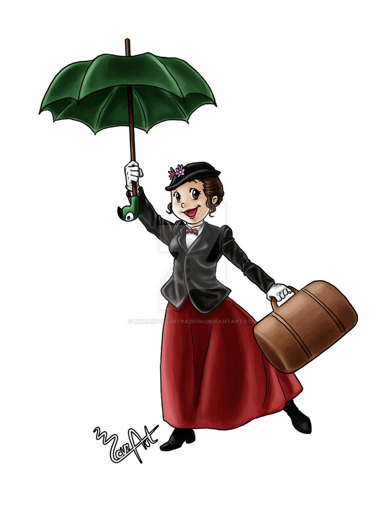 774x1032 Mary Poppins By Marart Illustrazioni