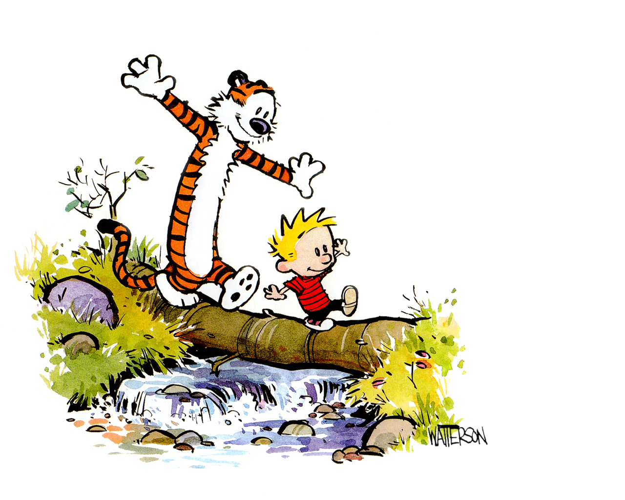 1280x1024 Calvin And Hobbes Clip Art Clipart