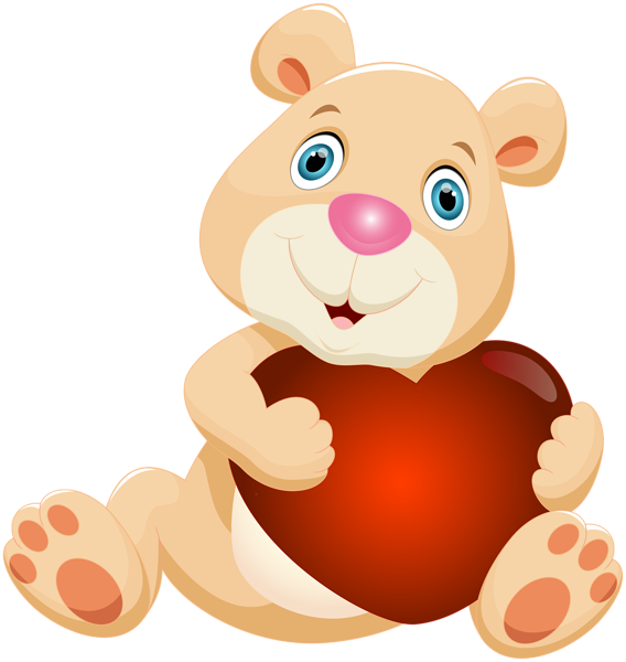 568x600 Teddy Bear With Heart Png Clip Artu200b Gallery Yopriceville