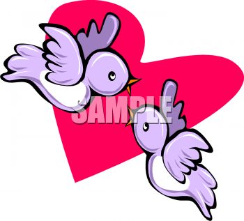 350x317 Bird Clip Art Heart