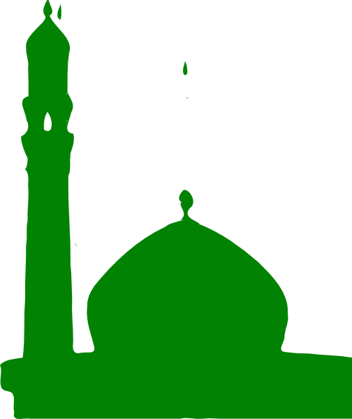 504x599 Green Masjid Clip Art