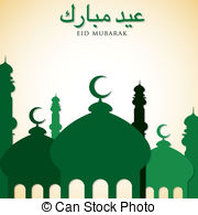 180x195 Mosque For Grunge Colorful Eid Mubarak Card Vector Eps Vector