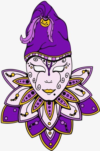 333x500 Clown Mask, Masquerade, Dance Mask, Disguise Png Image And Clipart