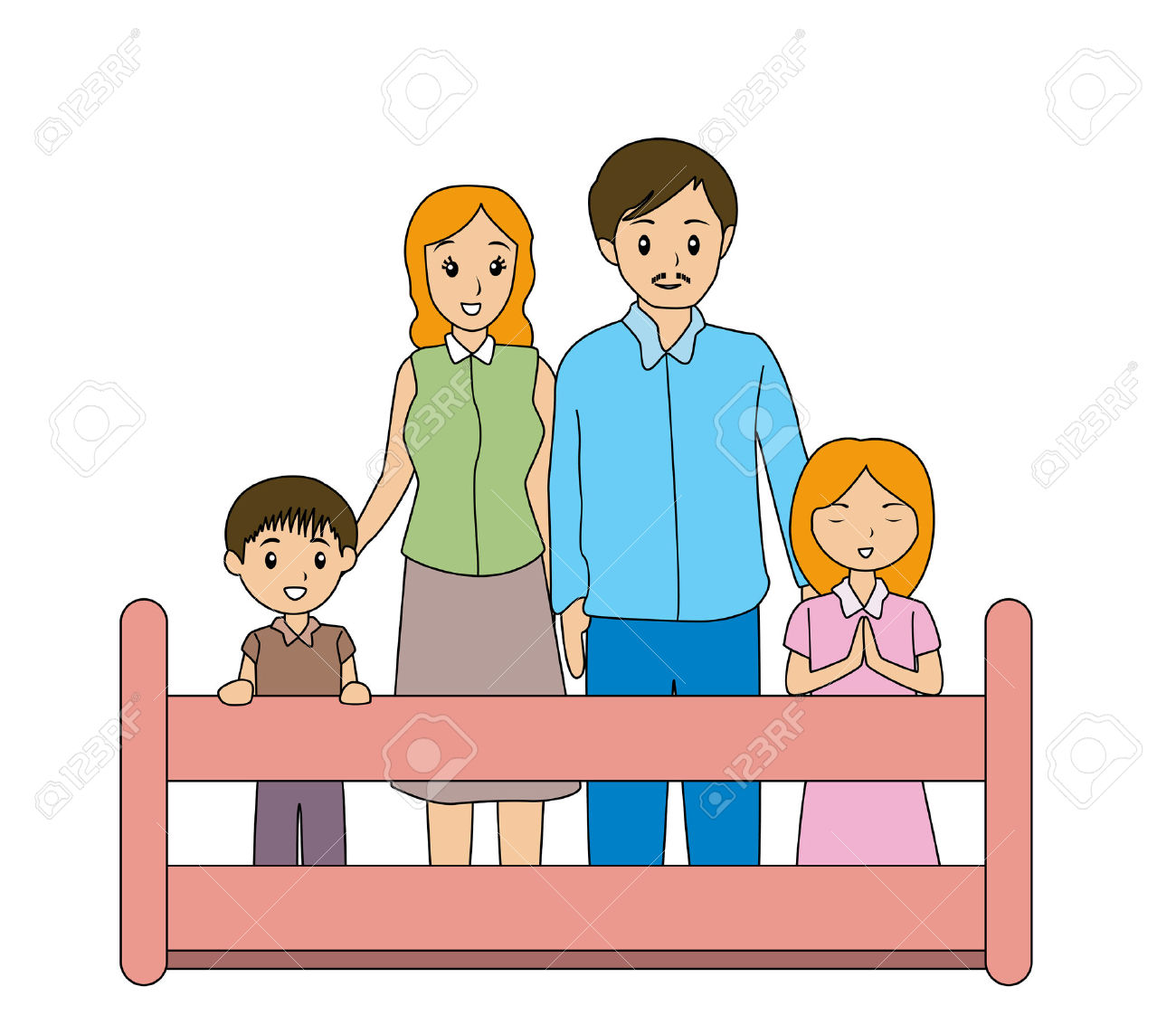 1300x1122 Going To Church Family Clipart