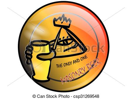 450x338 Cheerful Mat For Beer Isolated On A White Background Eps Vector