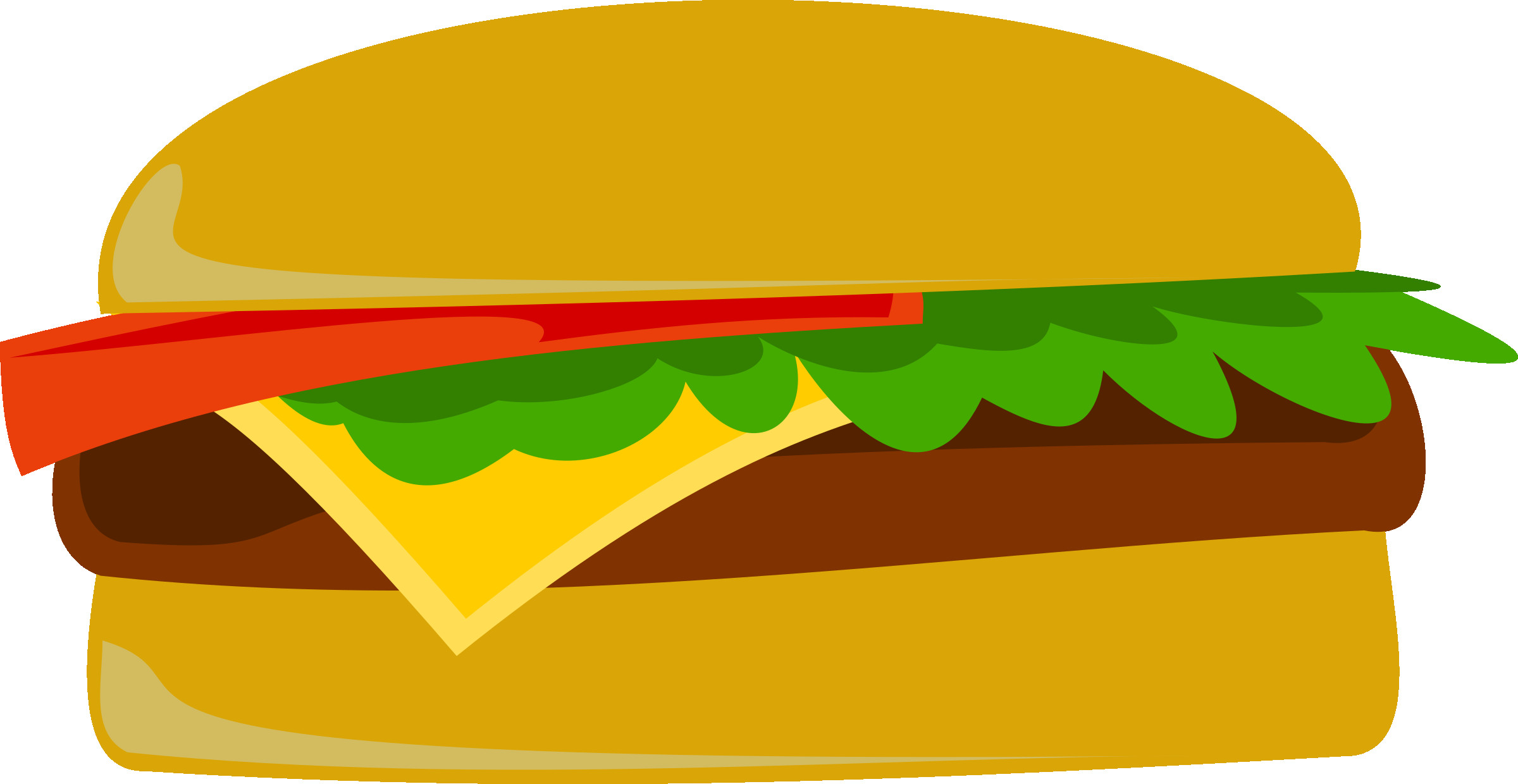 2400x1240 Burger Png 1241 727 Myndir Af Mat Clip Art Food Striking