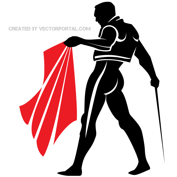 600x600 Matador Vector Clip Art Image Art Images And Clip Art