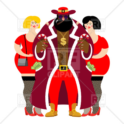 400x400 Pimp With Candy Canes And Prostitutes, Pocket Full Of Cash Royalty