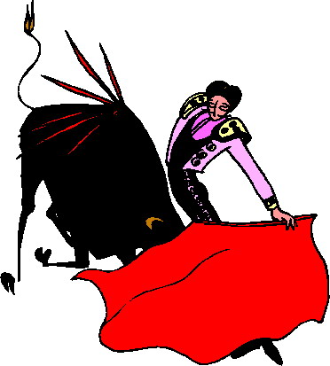 372x413 Clip Art Farm Bulls