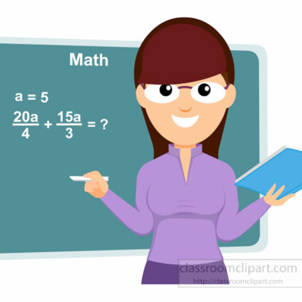 1024x1024 Clip Art Math Teacher
