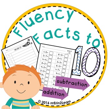 350x350 Math Fact Fluency Addition Subtraction Sprints First Grade By