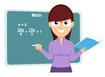 210x153 Clipart Math Teacher
