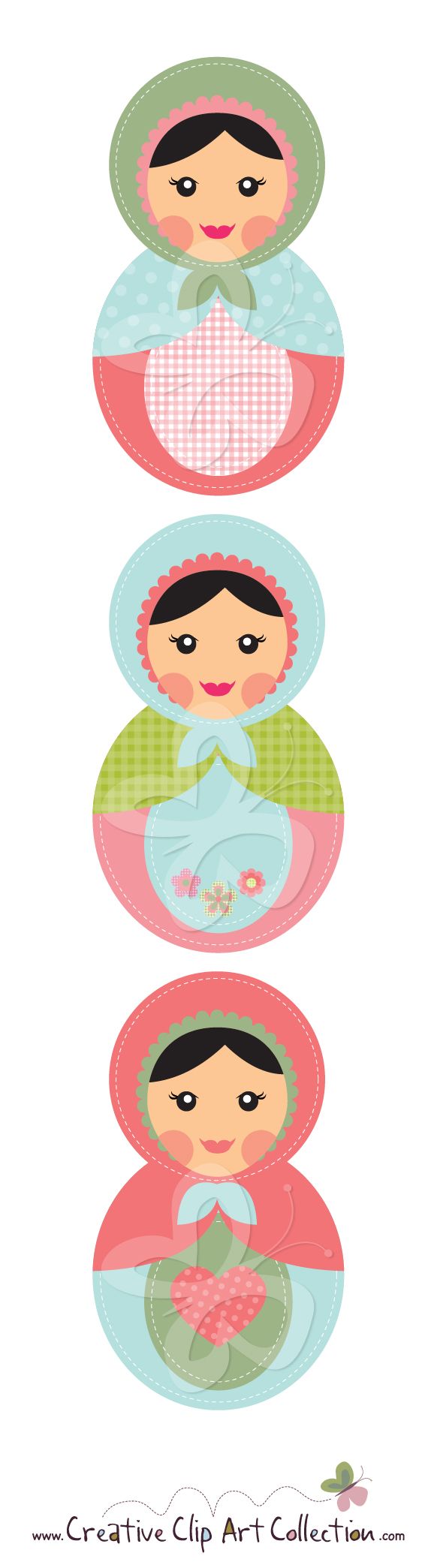 Matryoshka Clipart